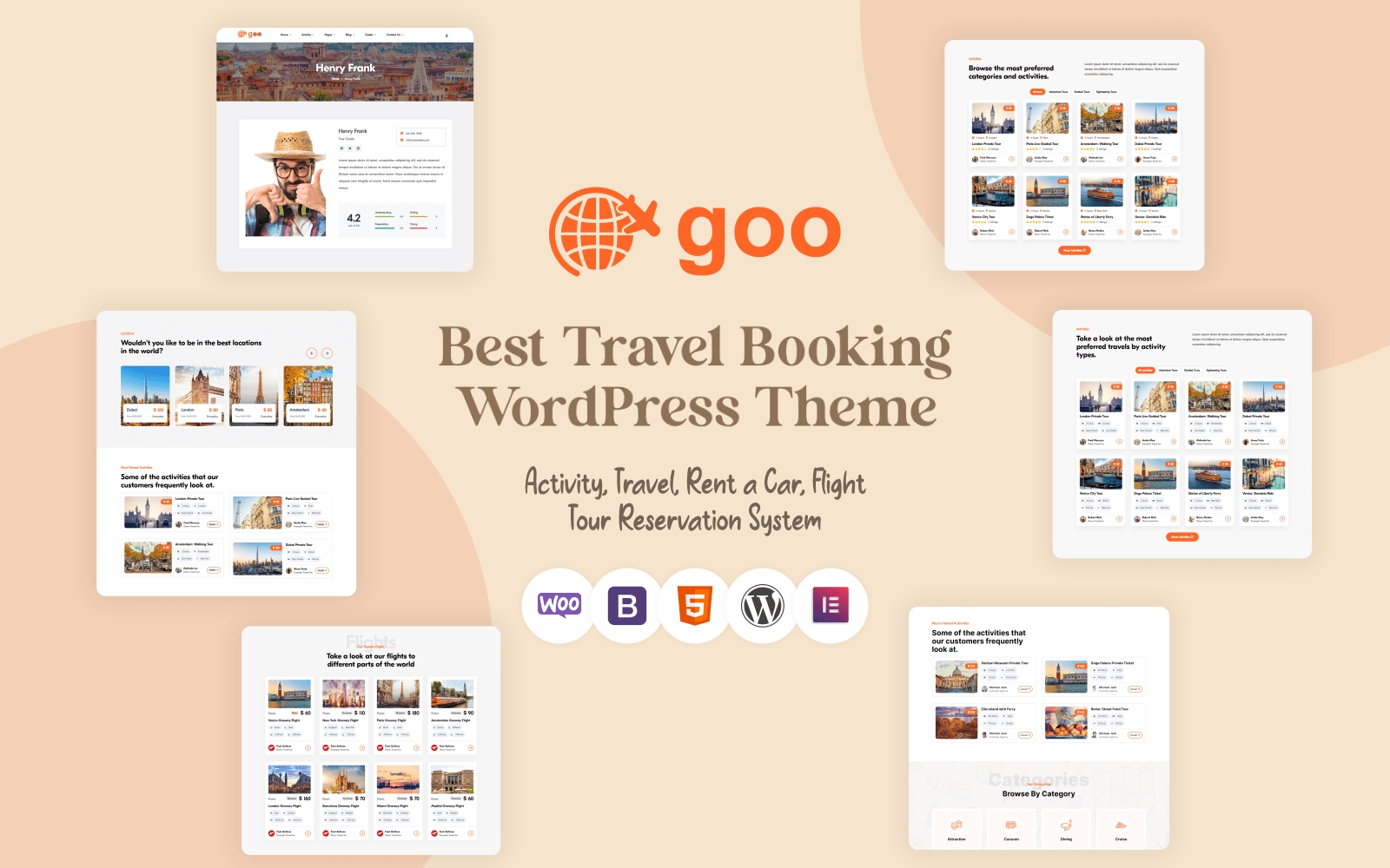 GooTravel – Tour and Travel Agency WordPress Theme