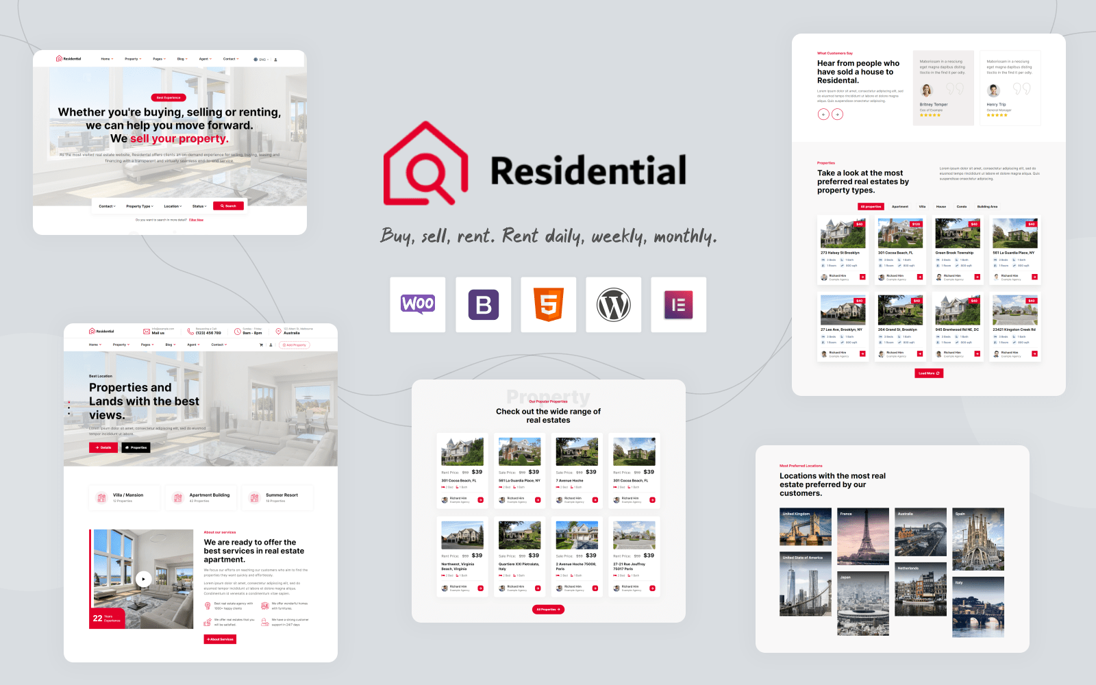 Ready Real Estate Website